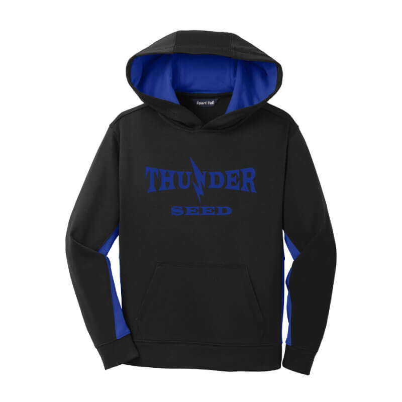 TSUS303. Youth Fleece Colorblock Hoodie
