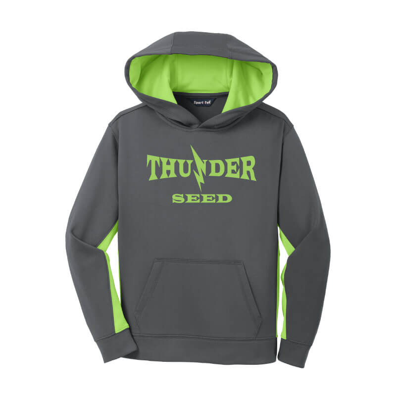 TSUS303. Youth Fleece Colorblock Hoodie