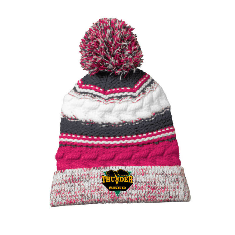 TSUS404. Pom Pom Team Beanie