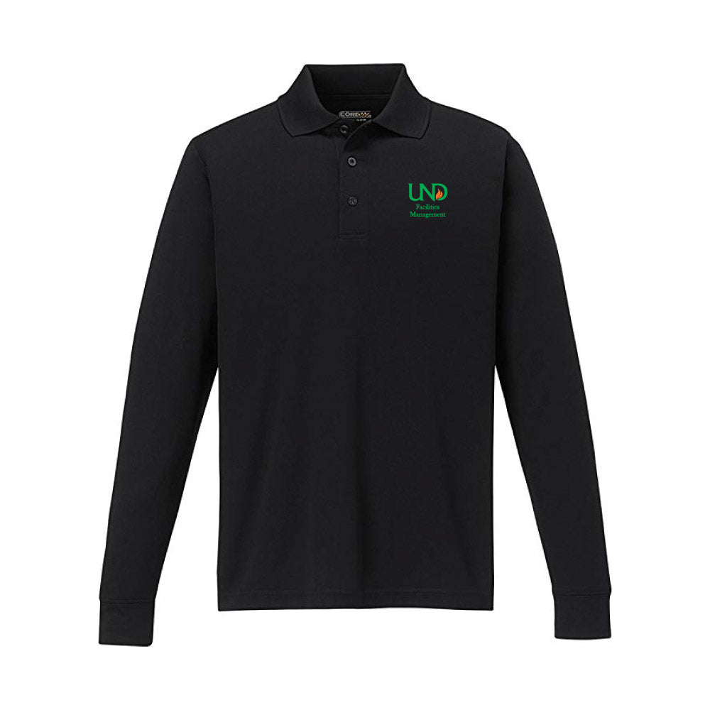 UNDFMS. Tall Pinnacle Performance Long Sleeve Piqué Polo