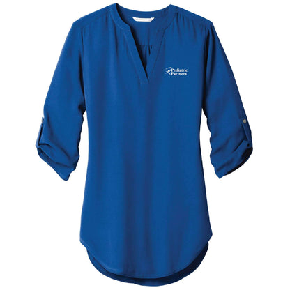 PP118. Port Authority ® Ladies 3/4-Sleeve Tunic Blouse