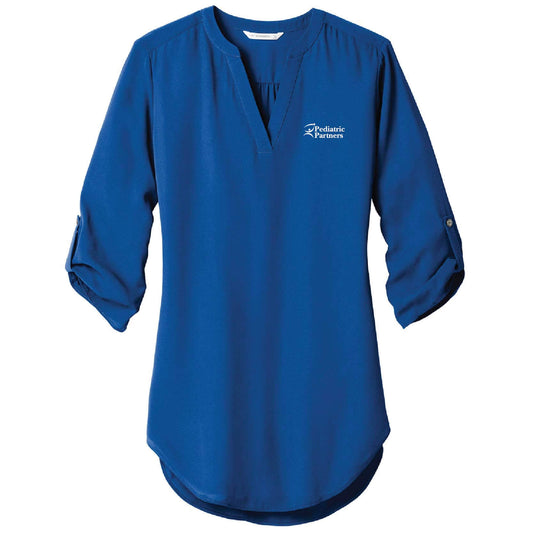 PP118. Port Authority ® Ladies 3/4-Sleeve Tunic Blouse
