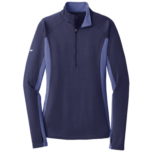 IBI108. Ladies’ Sport-Tek Sport-Wick Stretch Contrast 1/2-Zip Pullover