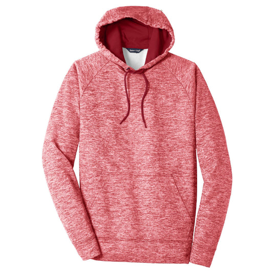 CAPLP203. PosiCharge® Electric Heather Fleece Hooded Pullover