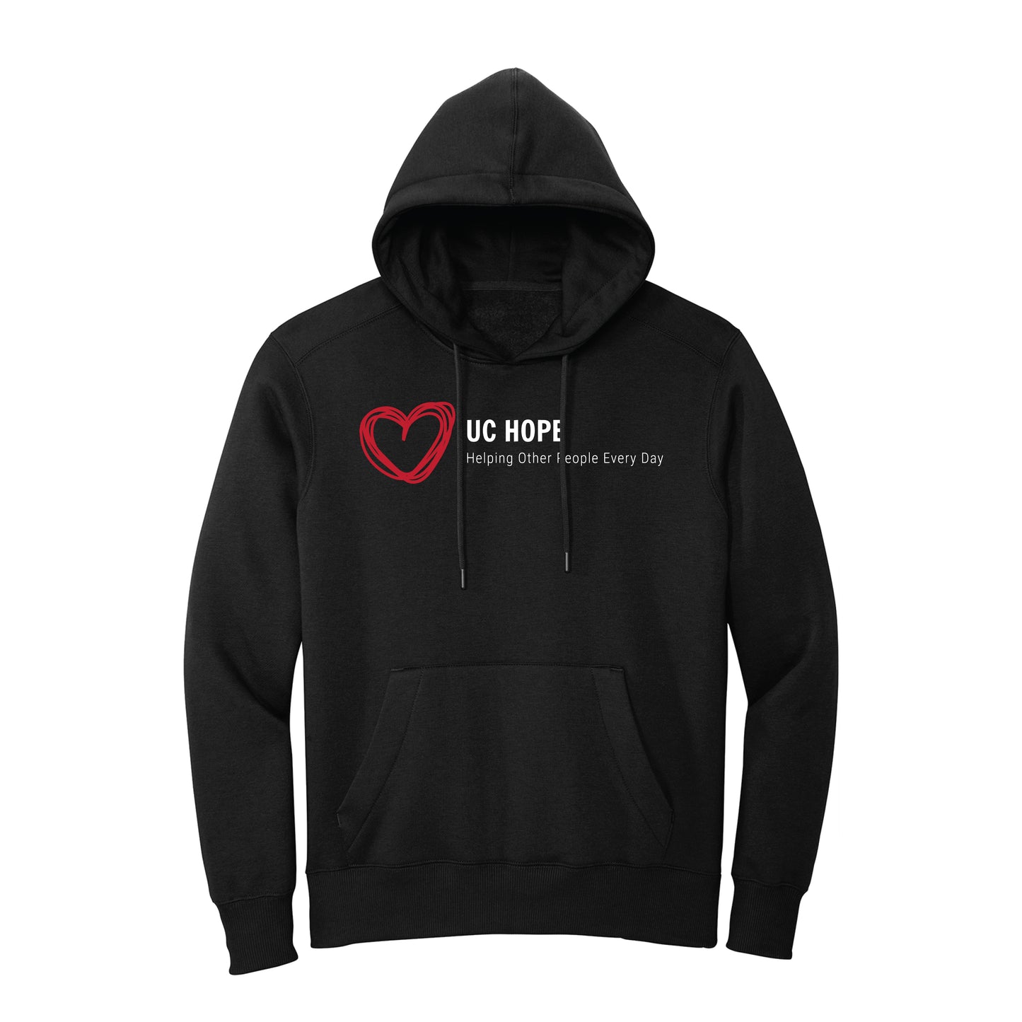 UCH301. District® Perfect Weight® Fleece Hoodie