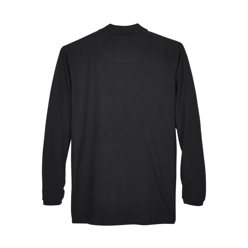 UNDFMS. UltraClub Long Sleeve Classic Piqué Polo