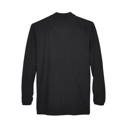 UNDFMS. UltraClub Long Sleeve Classic Piqué Polo