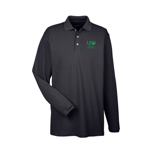 UNDFMS. UltraClub Long Sleeve Classic Piqué Polo