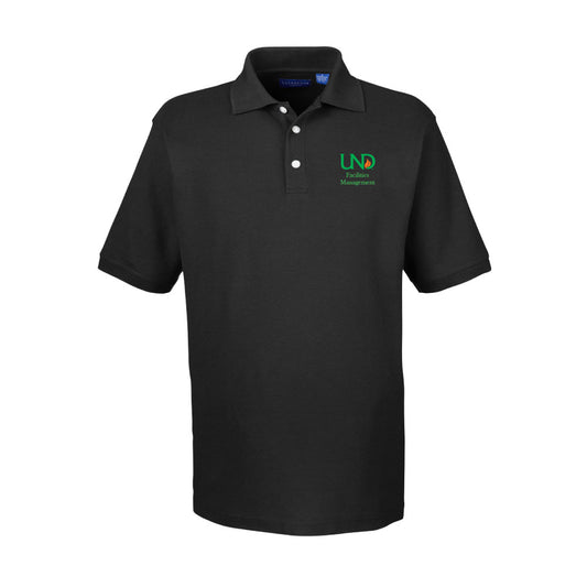 UNDFMS. UltraClub Platinum Honeycomb Piqué Polo
