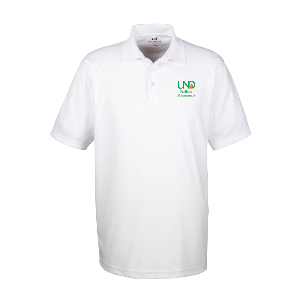 UNDFMS. UltraClub Men's Tall Cool & Dry Mesh Piqué Polo