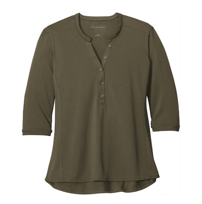 EAPC120. Port Authority ® Ladies UV Choice Pique Henley