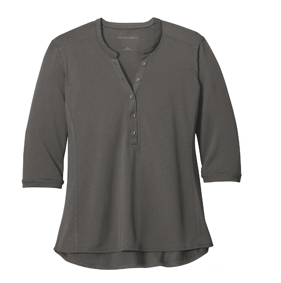 EAPC120. Port Authority ® Ladies UV Choice Pique Henley