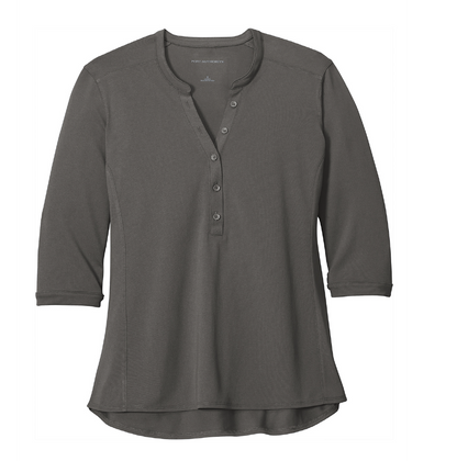EAPC120. Port Authority ® Ladies UV Choice Pique Henley