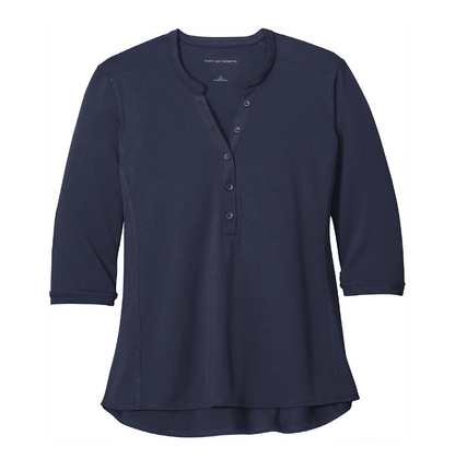 EAPC120. Port Authority ® Ladies UV Choice Pique Henley