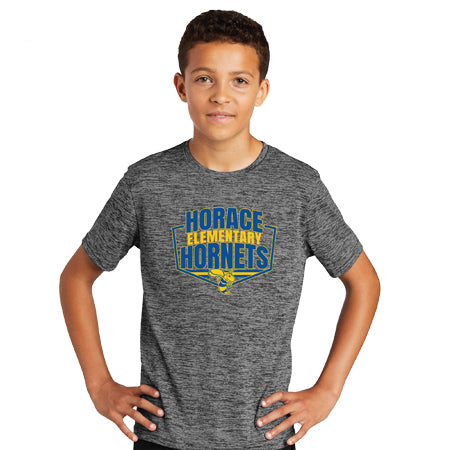 HE109. Sport-Tek® Youth PosiCharge® Electric Heather Tee
