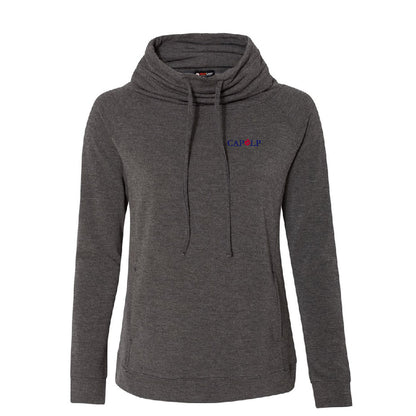 CAPLP117. Weatherproof - Women’s HeatLast Fleece Faux Cashmere Funnel Neck Sweatshirt