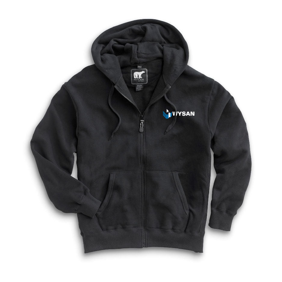 WYS305. Men's Heavyweight Full-Zip Hoodie