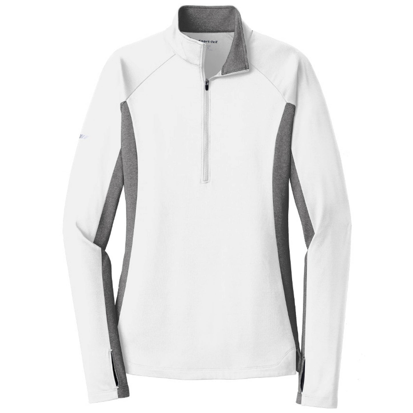 IBI108. Ladies’ Sport-Tek Sport-Wick Stretch Contrast 1/2-Zip Pullover