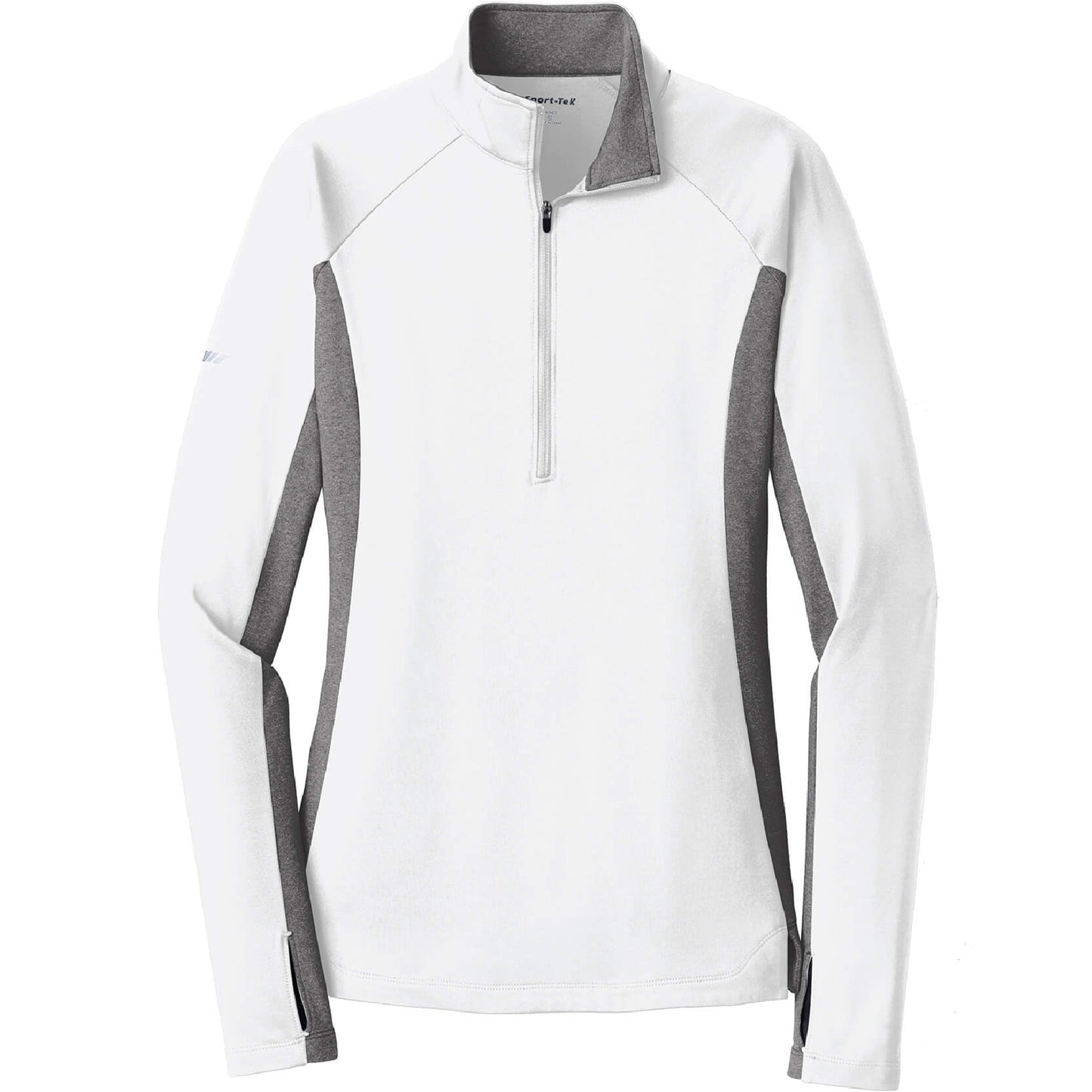 GC227. Women's Sport-Tek® Sport-Wick® Stretch Contrast 1/2-Zip Pullover