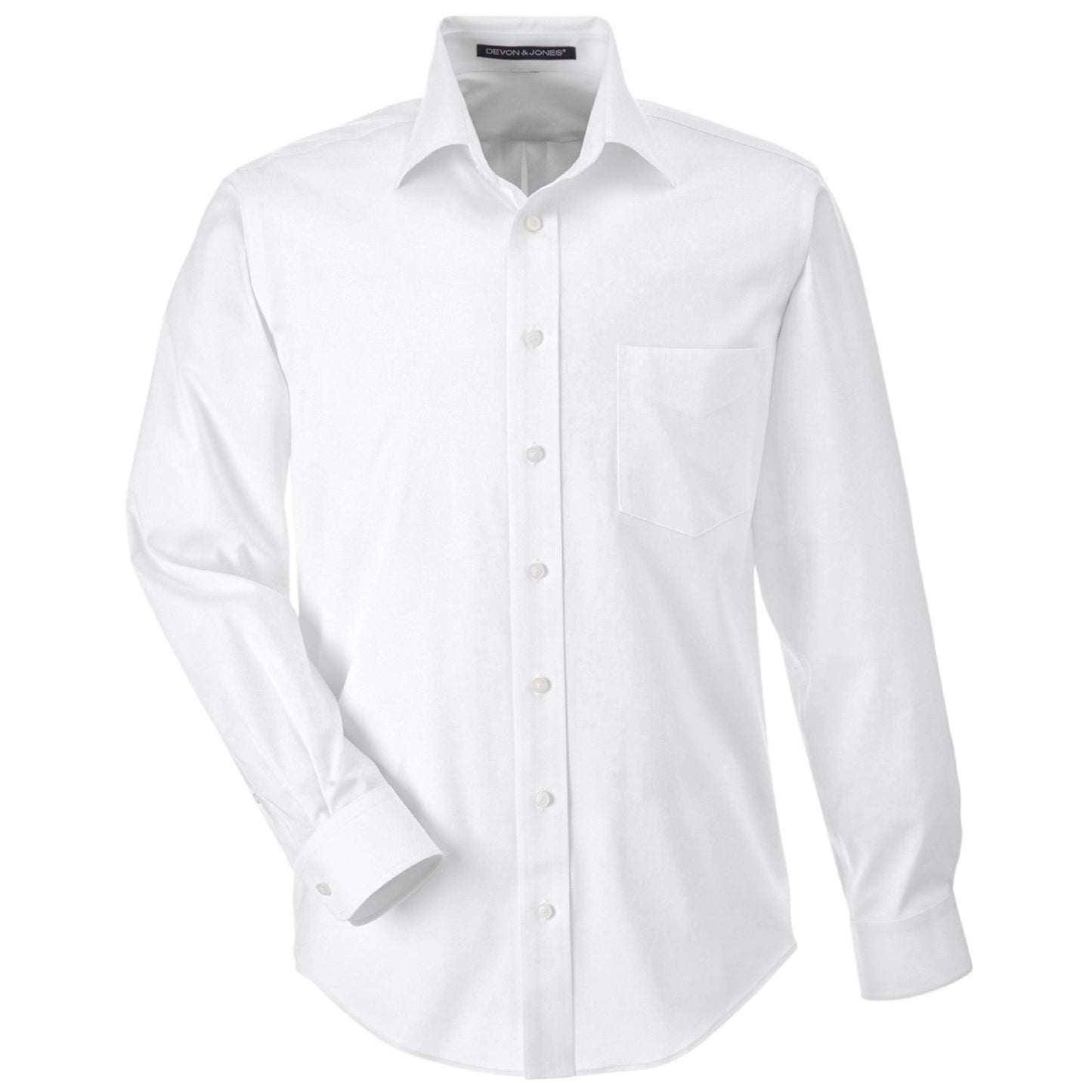 SDX218. Men’s Solid Stretch Twill Dress Shirt