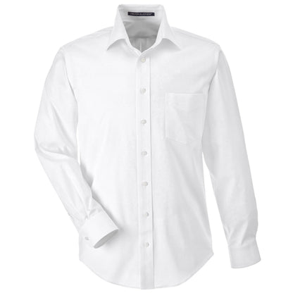 SDX218. Men’s Solid Stretch Twill Dress Shirt