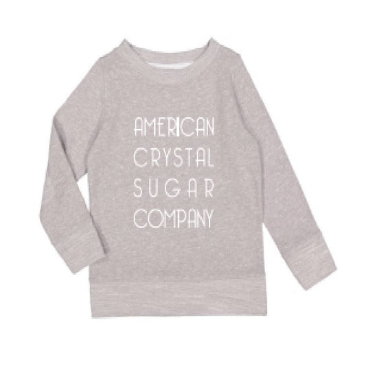 ACS412. Youth Melange Crewneck Sweatshirt
