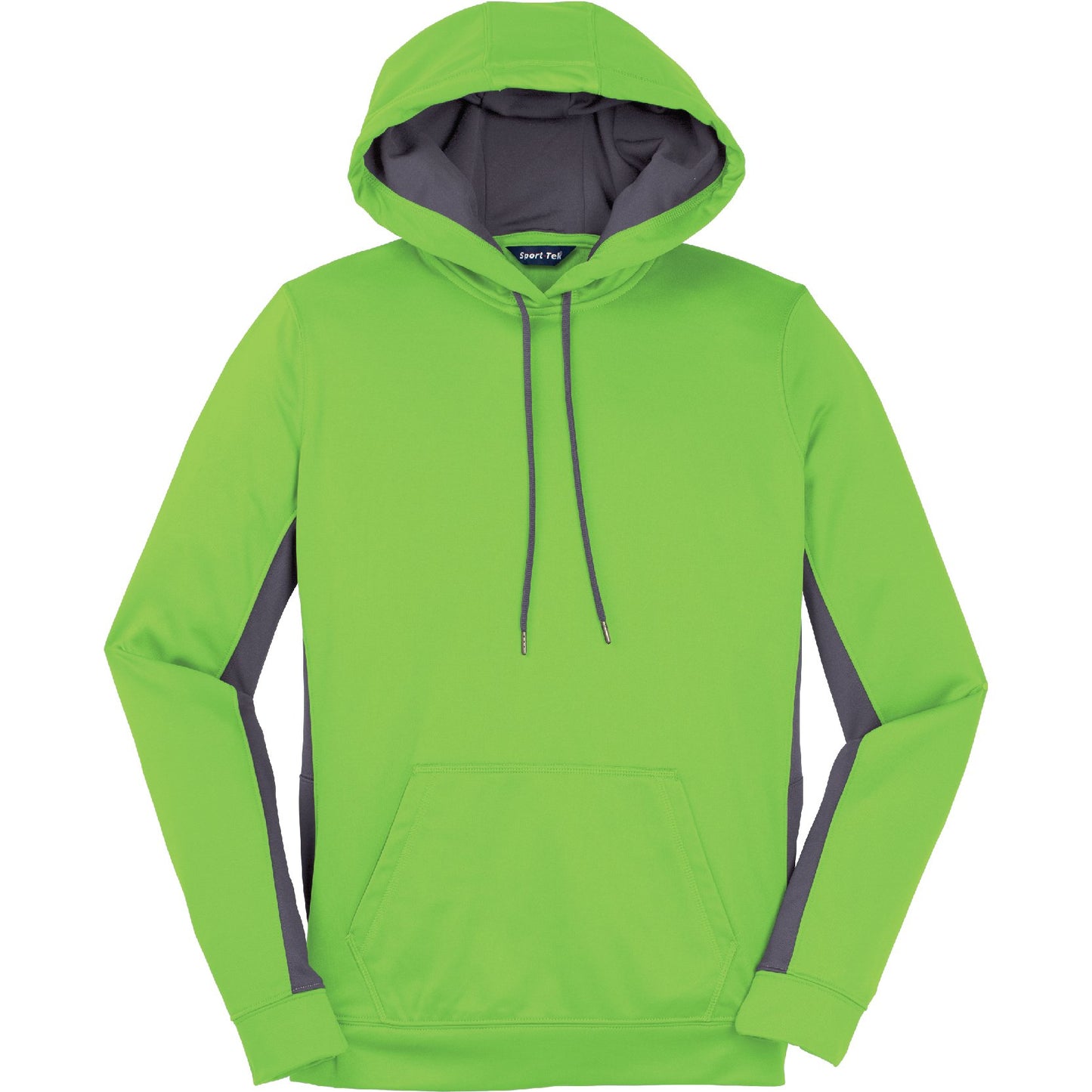 BYTE114. Women's Sport-Tek® Sport-Wick® Fleece Colorblock Hooded Pullover