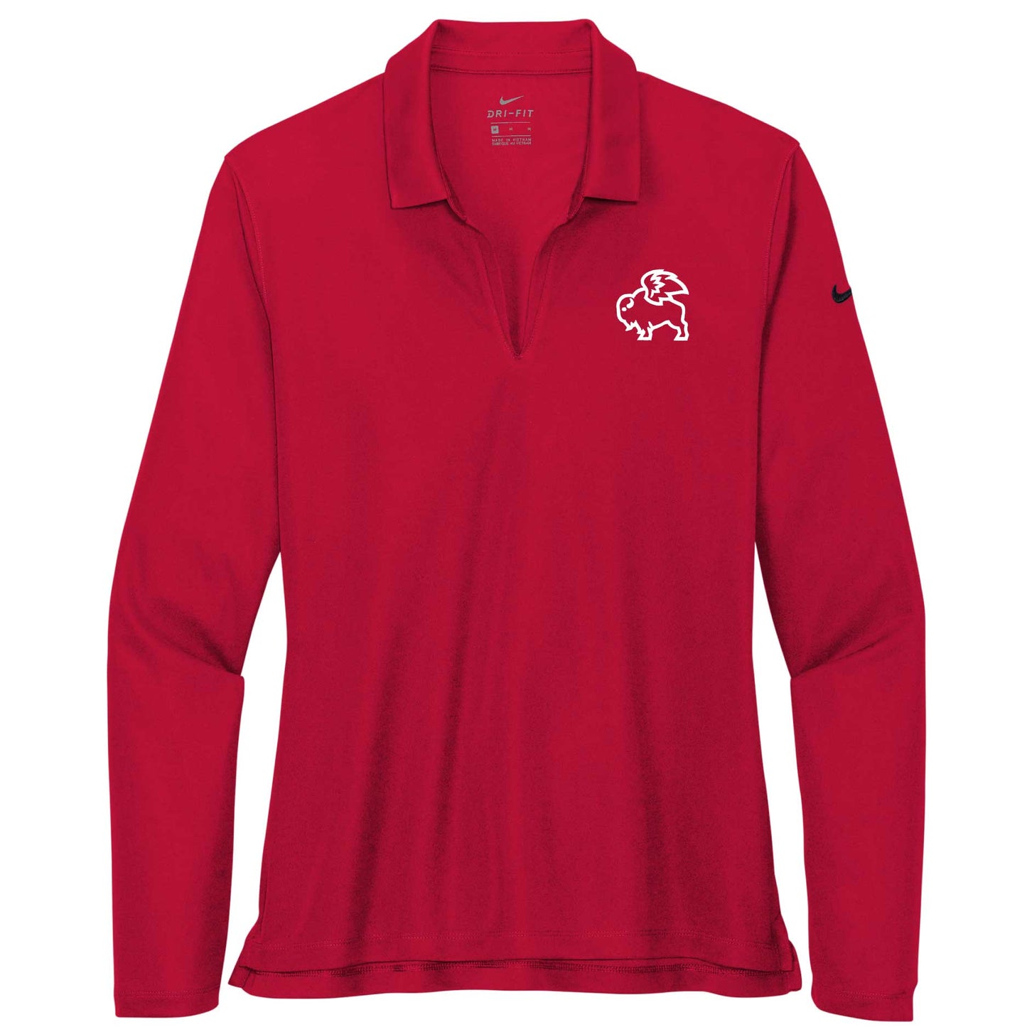 BWW227. Nike Ladies Dri-FIT Micro Pique 2.0 Long Sleeve Polo