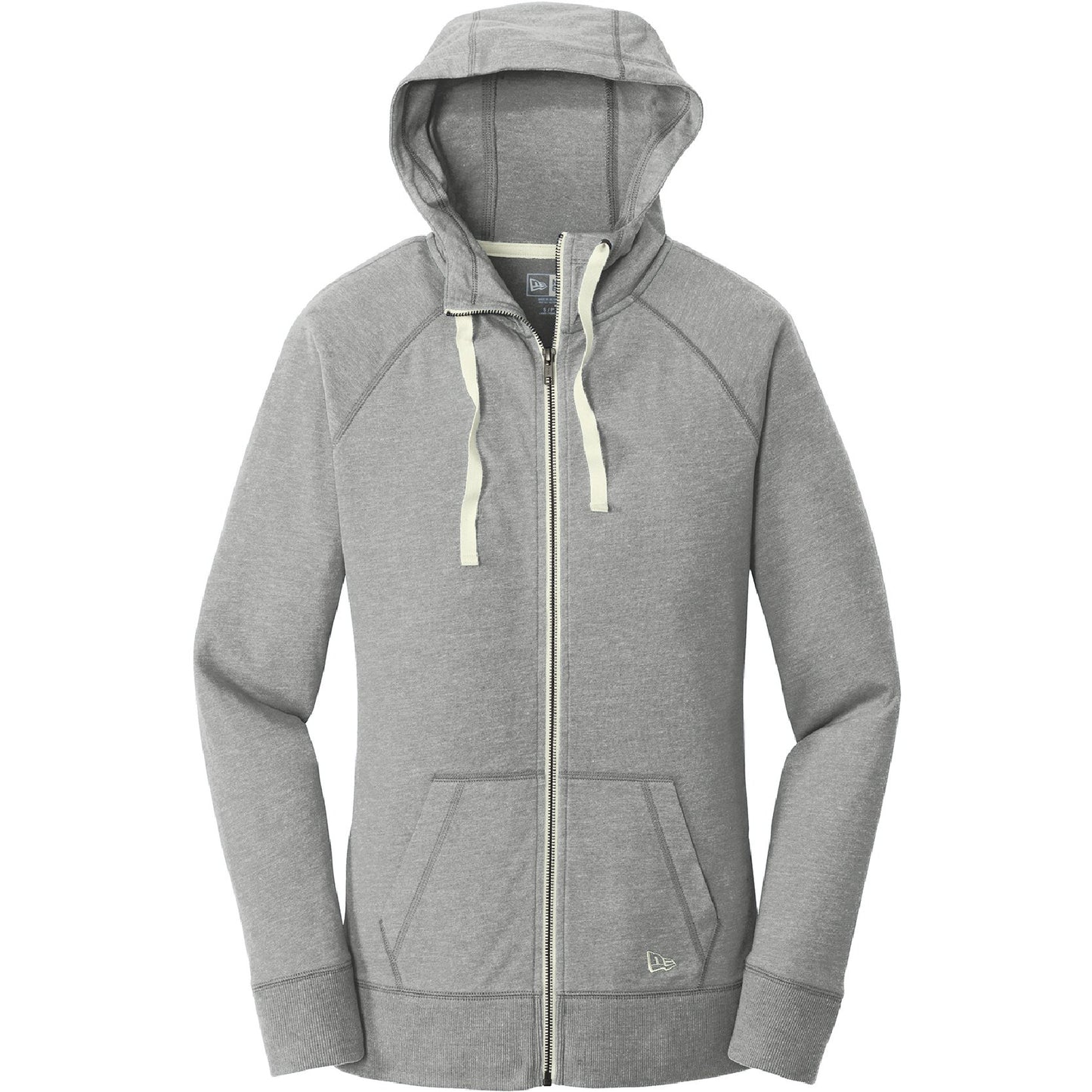 BYTE113. Women's New Era® Sueded Cotton Blend Full-Zip Hoodie