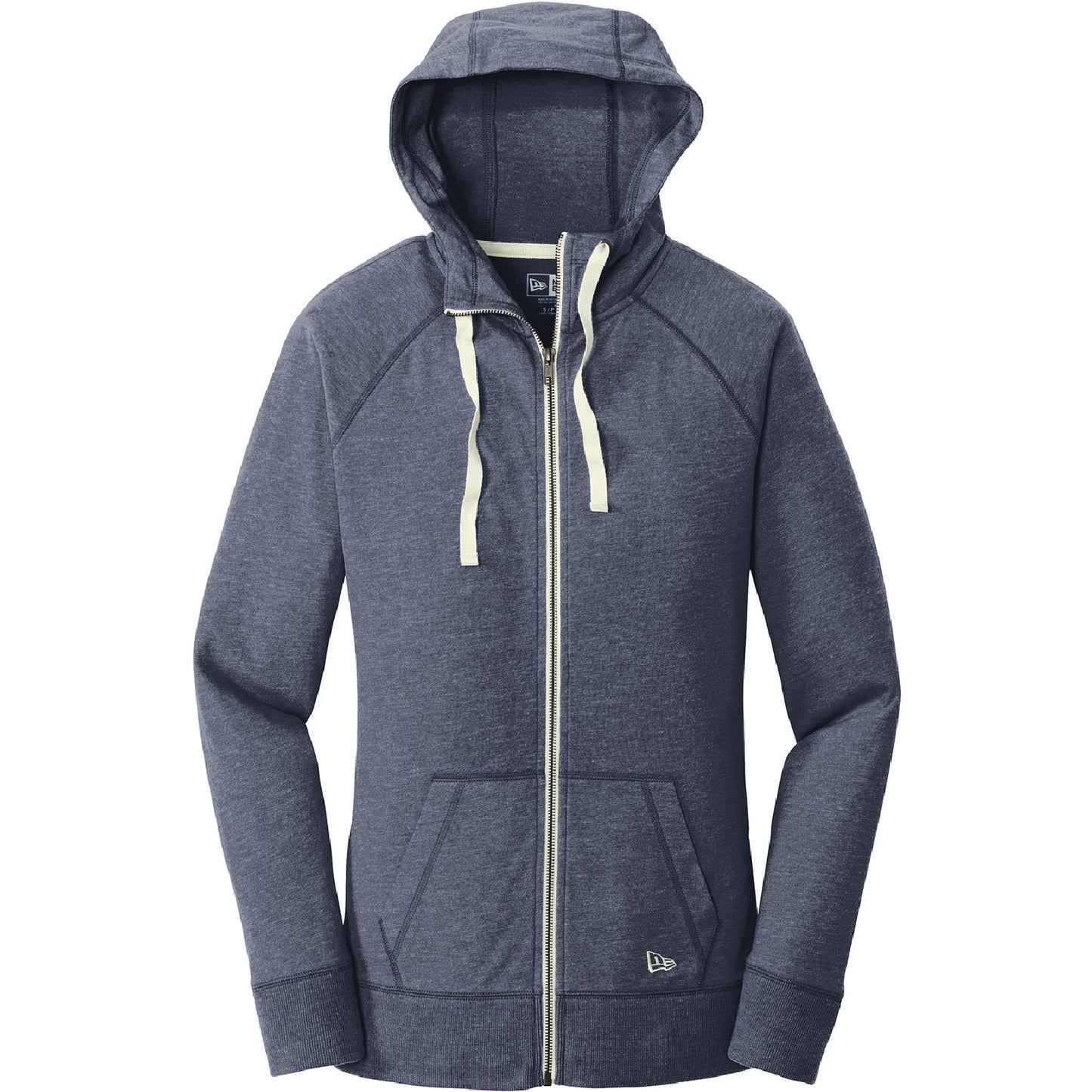 BYTE113. Women's New Era® Sueded Cotton Blend Full-Zip Hoodie