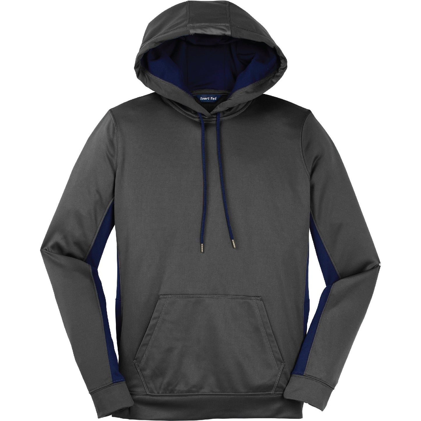 BYTE114. Women's Sport-Tek® Sport-Wick® Fleece Colorblock Hooded Pullover