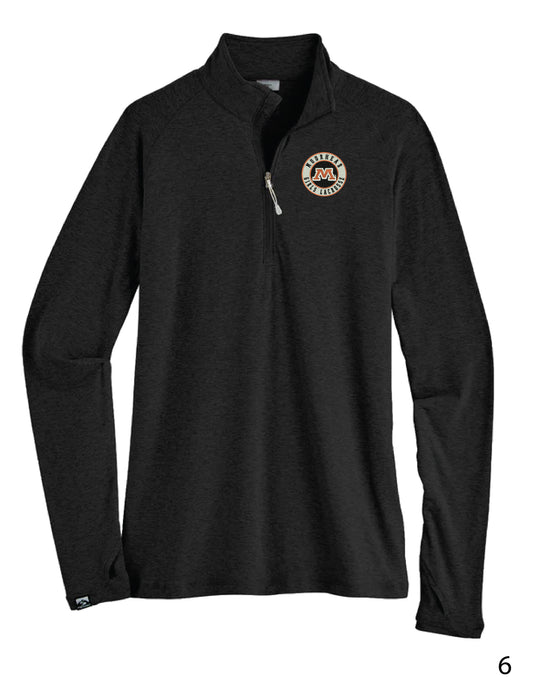 MLF200. Ladies Storm Creek Pacesetter 1/4 Zip